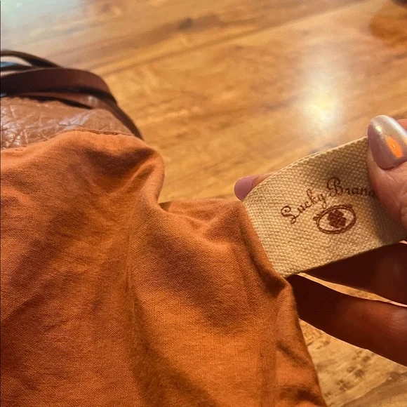 Lucky Brand Tan Leather Hobo Bag - Picture 14 of 16